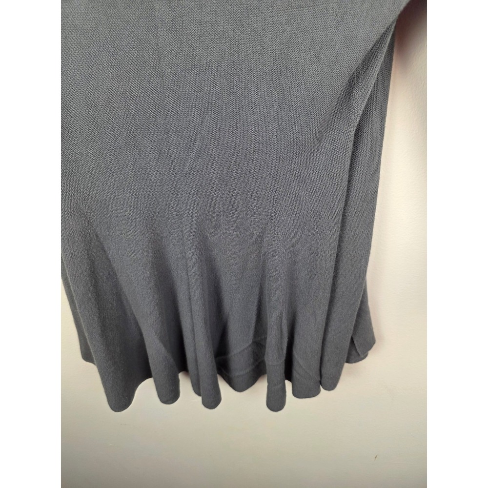 Peruvian Connection Gray Open Front Cardigan Swea… - image 6